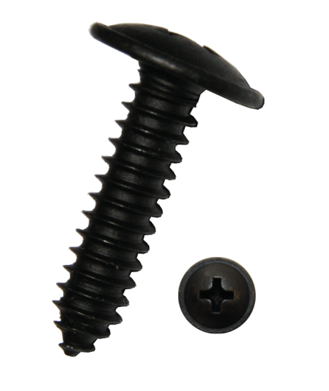 Blechschrauben mit Bund schwarz PH (100Stk.)